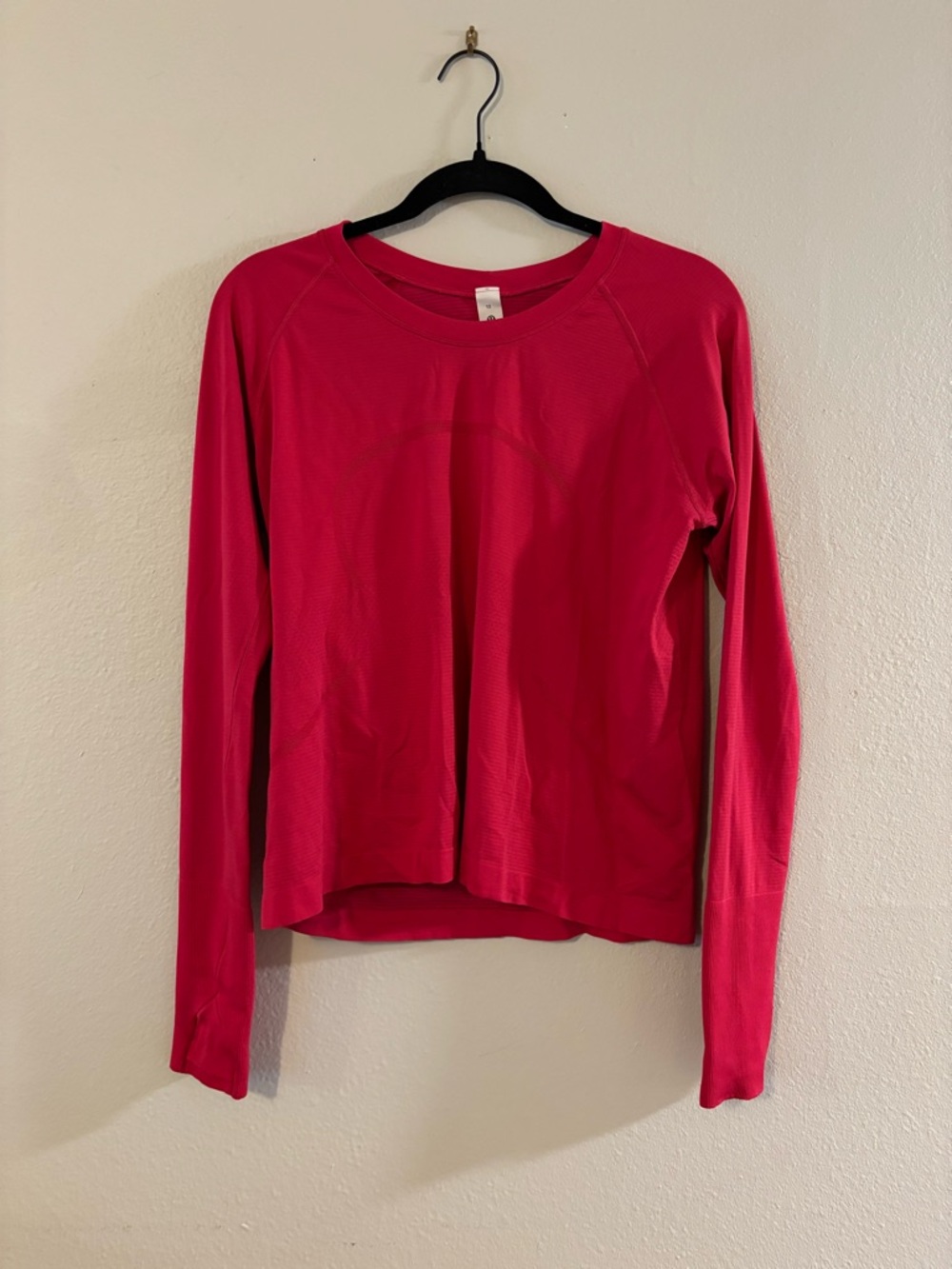 Lululemon Swiftly Tech Long Sleeve Shirt 2.0 Pink - 12 - Picture 2 of 4